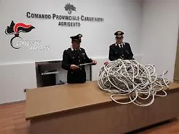 Aveva appena razziato oltre due quintali di rame: arrestato