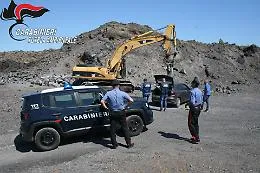 Sequestrata una mega cava abusiva all'interno del Parco dell'Etna