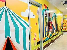 Ospedali Catania, per i piccoli pazienti in corsia i colori e i personaggi del circo