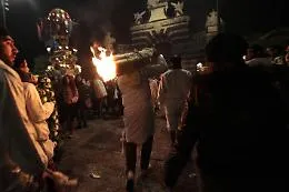 Sant'Agata, ceri e fuochi in piazza Palestro / 1