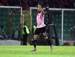 Gilardino risponde al gol di Perisic Il Palermo ferma l&rsquo;Inter di Mancini