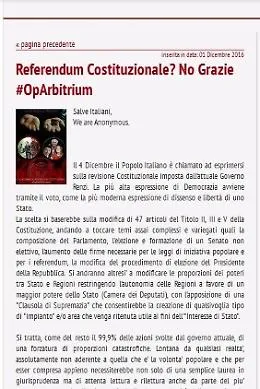 Anonymous hackera siti Pd in Sicilia