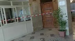 Gi&ugrave; una porzione di soffitto dall'atrio del Liceo Classico di Agrigento