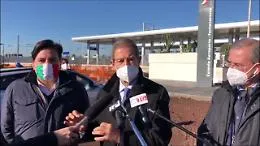 Musumeci: &laquo;In un minuto dalla stazione di Catania fino all'aeroporto Fontanarossa in treno&raquo;