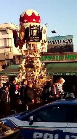 Festa di Sant'Agata, l'"annacata" del Cero dei Rinoti