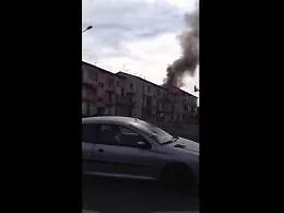 Catania, mansarda a fuoco a Nesima