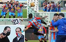 Gol, rovesciate, esultanze, abbracci e Tacopina: le foto pi&ugrave; belle di Catania-Potenza