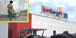 Riposto, riempie il carrello di merce al "Dec&ograve;" e tenta la fuga: arrestato