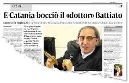 Battiato: il rapporto &ldquo;odi et amo&rdquo; con Catania e la delusione per la mancata laurea