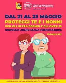 Vaccini, dosi per nonni (over 80) e nipoti (over 18) nel weekend in Sicilia