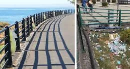Il mistero dei sacchetti (gi&agrave; rimossi) al Lungomare di Catania: un modo per dire no ai rifiuti sulla Scogliera