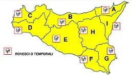 Meteo, sabato di allerta gialla per la Sicilia: previsti rovesci e temporali