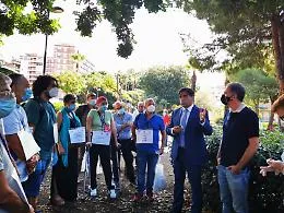Volontari al lavoro a Parco Falcone: interventi di pulizia e ripristino