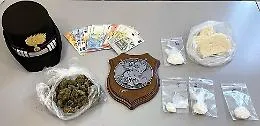 Droga per "tutti i gusti" trovata in casa a S. Cristoforo, arrestato un 23enne