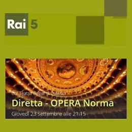 BellininFest, "Norma" in diretta su Rai5 dal Teatro Bellini di Catania