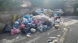 Emergenza rifiuti a Catania: Via Carrubella