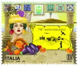 Francobollo delle Poste per i 70 anni di Coldiretti Sicilia