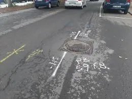 Catania e quei &ldquo;misteriosi&rdquo; numeri colorati sull'asfalto: ecco cosa significano