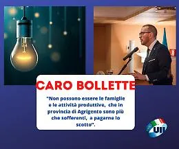 Caro bollette, la Uil alza la voce:; "Nell'agrigentino la situazione &egrave; gi&agrave; disastrosa"