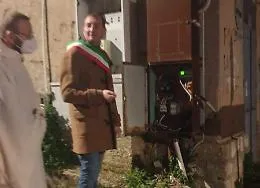 Acceso per la prima volta l'impianto di illuminazione tra via Agrigento e panoramica Pizzo di Santa