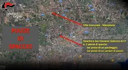 Due cugini gestivano 3 piazze di spaccio  a Catania e provincia: 13 arresti