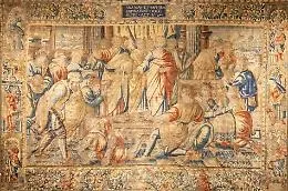 L'arazzo secentesco "Ananias et Saphira" a Palma di Montechiaro
