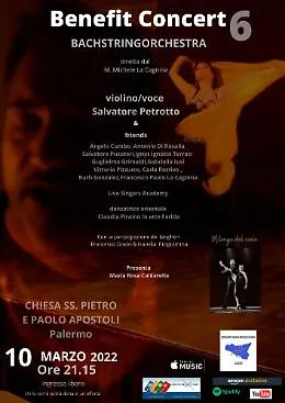 Palermo. Benefit Concert, Pe&shy;trotto: "Un Concerto solidale​ per l'Ucra&shy;ina"