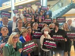 Aborto: Protesta al Pe, 'Solidariet&agrave; con le donne americane'