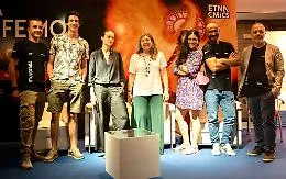 Kasia Smutniak a Etna Comics per il Premio Angelo D&rsquo;Arrigo