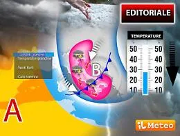 Gi&ugrave; temperature e grandine: arriva il ciclone "autunnale"