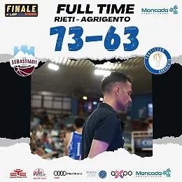 La Fortitudo Agrigento cede anche in gara-4 a Rieti. Sar&agrave; decisiva la bella