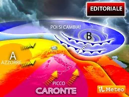 Picco Caronte, a met&agrave; settimana temporali e calo termico