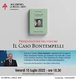 Il magistrato Paolo Aquilanti, ad Agrirgento, presenta il suo volume "Il caso Bontempelli"