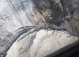 Marmolada: si &egrave; formato nuovo grande crepaccio di 200 metri
