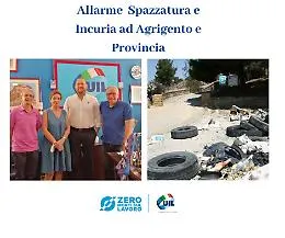 La Uil agrigentina lancia l'allarme spazzatura