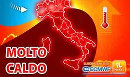Il caldo in Italia non molla: bollino rosso in 19 citt&agrave; per temperature estreme