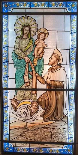 Burgio, s'inaugura vetrata raffigurante la Madonna del Carmelo