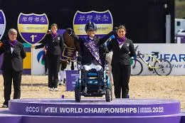 Equitazione: Mondiali paralimpici, la Morganti vince l'oro