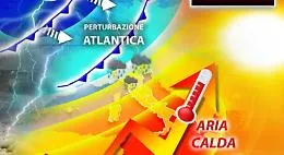Italia divisa in due dal clima: al Nord pioggia e trombe d'aria, in Sicilia l'estate non "molla"