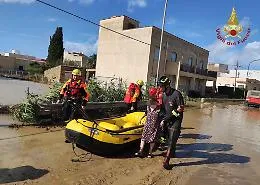 Maltempo, vigili del fuoco ancora a lavoro: Trapani e Agrigento le zone pi&ugrave; colpite