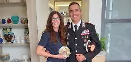 Il Comandante provincia dei carabinieri di Agrigento ha voluto premiare la giavellottista Parolino