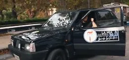 Ars, Ismaele La Vardera all'insediamento con il pandino-auto blu