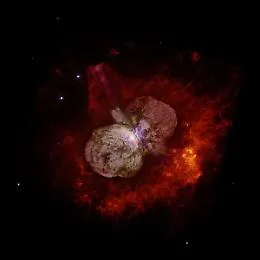 La misteriosa stella Eta Carinae: trovate per la prima volta molecole a base di silicio in sua prossimit&agrave;