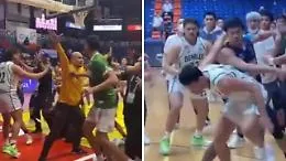 Filippine, maxi rissa durante la partita di basket: pugni in faccia e giocatori a terra