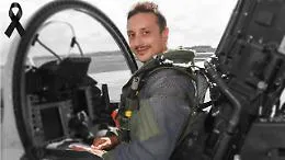 Il capitano Altruda, un pilota "combat ready" con alle spalle anche missioni Nato