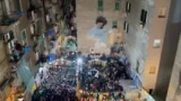 Argentina campione del mondo: Napoli festeggia sotto il murale di Maradona