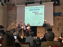 Il Premio Mario Francese al nostro Mario Barresi: &laquo;Lo dedico a tutti i colleghi siciliani&raquo;