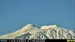 Etna totalmente innevato ma ancora non si scia