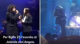 Renga canta &laquo;Angelo&raquo; con la figlia Jolanda: Ambra Angiolini registra il video e si commuove