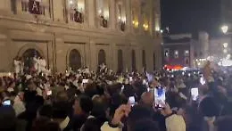 Sant'Agata, Salita dei Cappuccini: il momento in cui si sgancia il cordone e si blocca tutto